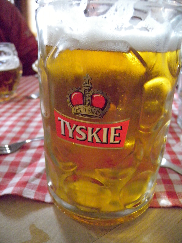 ポーランド　ワルシャワ　ビール