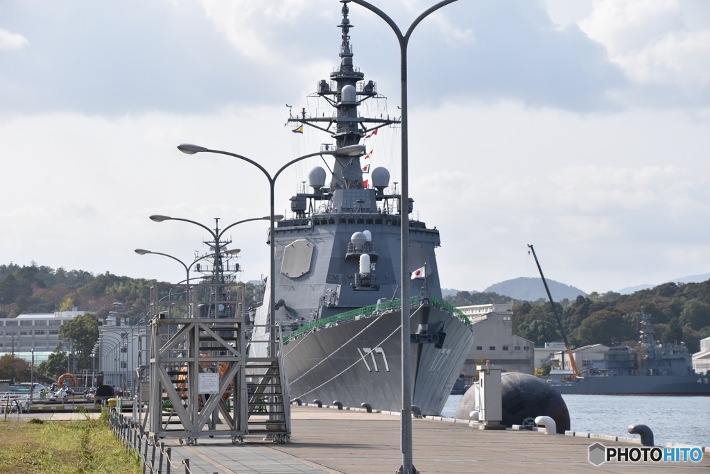 護衛艦あたご　北吸岸壁