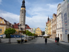 ポーランド　ボレスワヴィエツ　旧市街広場