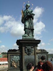 Czechプラハ　聖ヤンネポムツキー像
