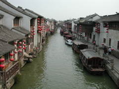 中国　蘇州の運河