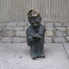 ポーランド　ヴロツワフ　旧市街　妖精の像1