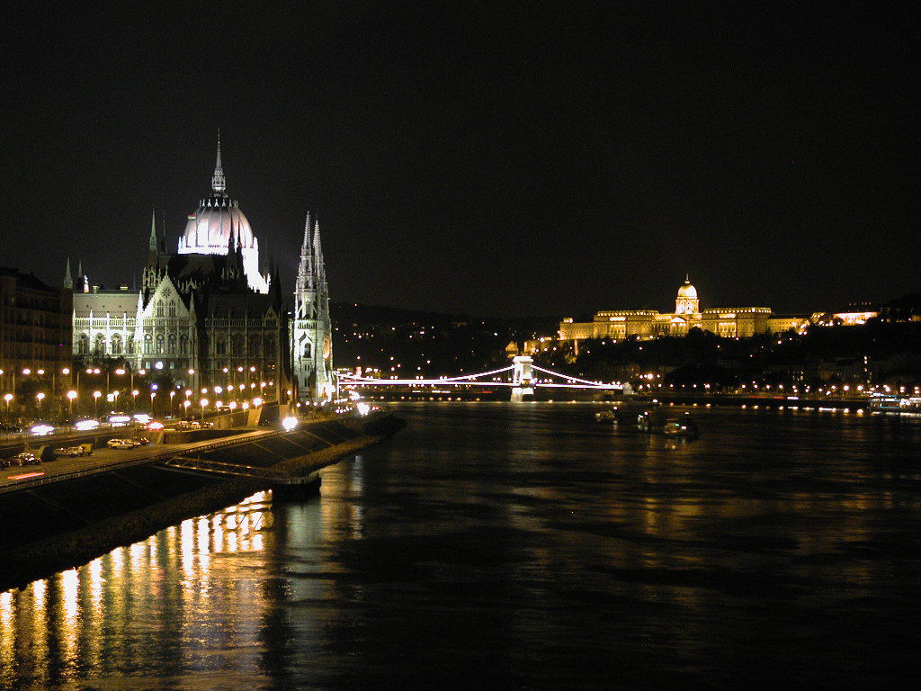 ブダペスト 王宮、国会議事堂、鎖橋