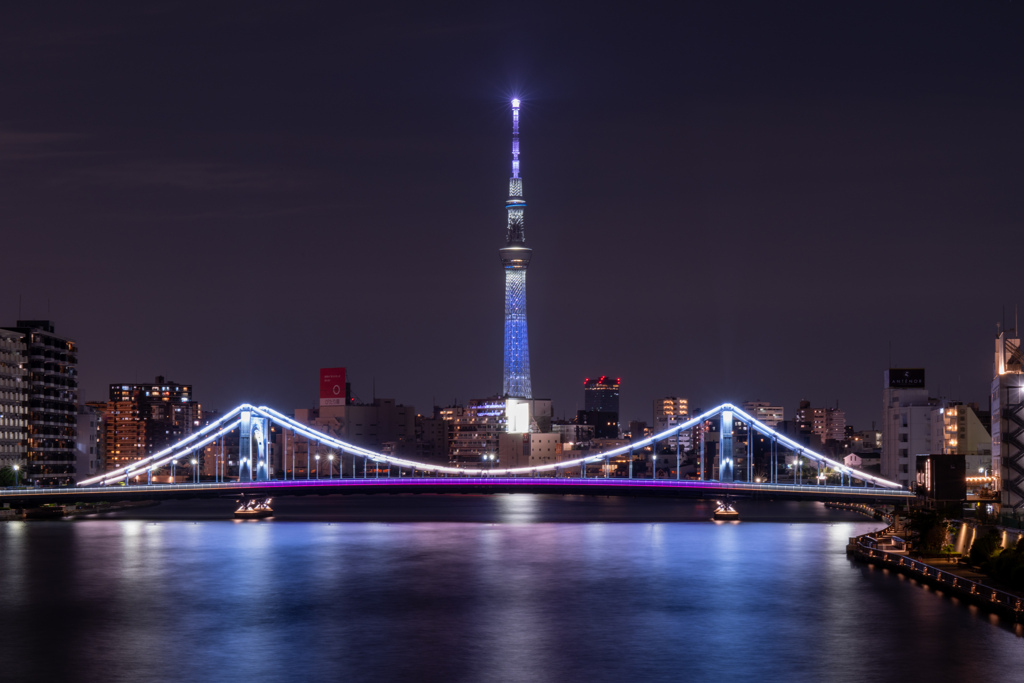 スカイツリーと清洲橋