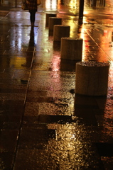 雨の中見つけたRainbow。