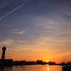 sunset.