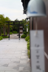 小さな参道。