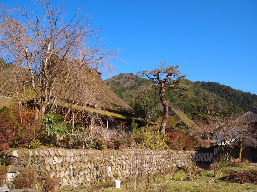 冬前の美山（かやぶきの里）