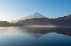 河口湖朝景