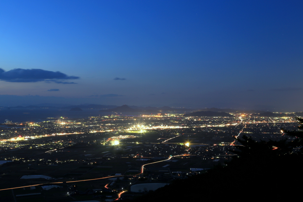 平坦な町