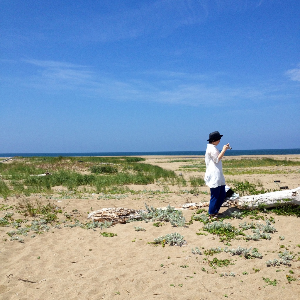 Tは海にいった