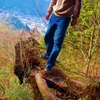 edge of a cliff