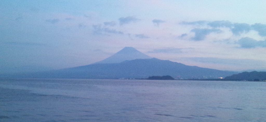 木負堤防からの富士山