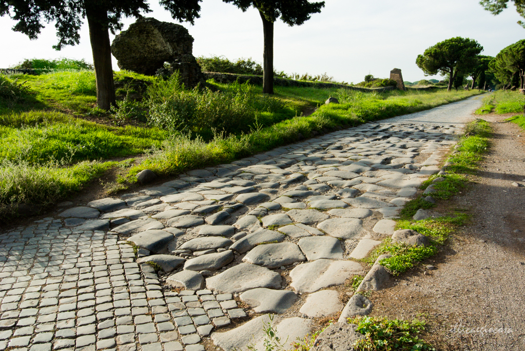 アッピア街道　古代の舗装部分