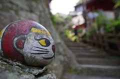 細い階段の住人