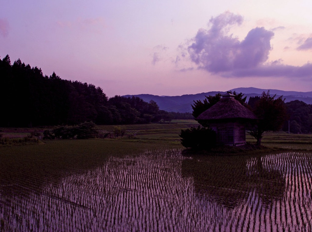 遠野の夕暮