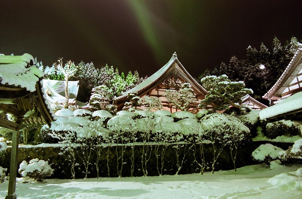 雪の大晦日・大庫裏