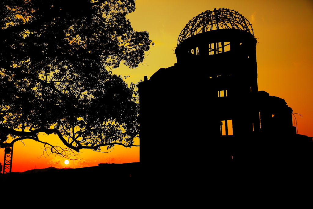 変わらぬ夕日