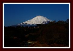 富士と暮らす町