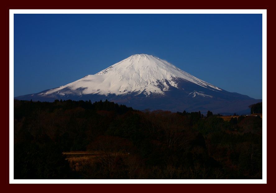 富士山と暮らす町