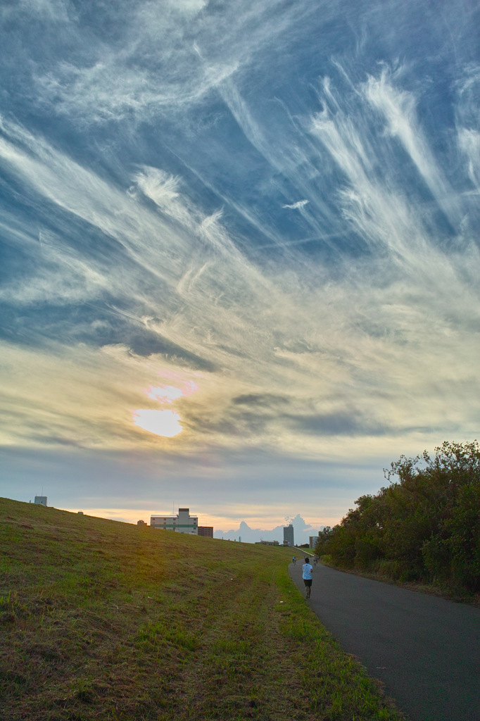 夕日＠日曜日 (2)