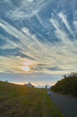 夕日＠日曜日 (2)