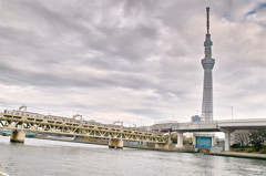 初撮りはスカイツリー（２）