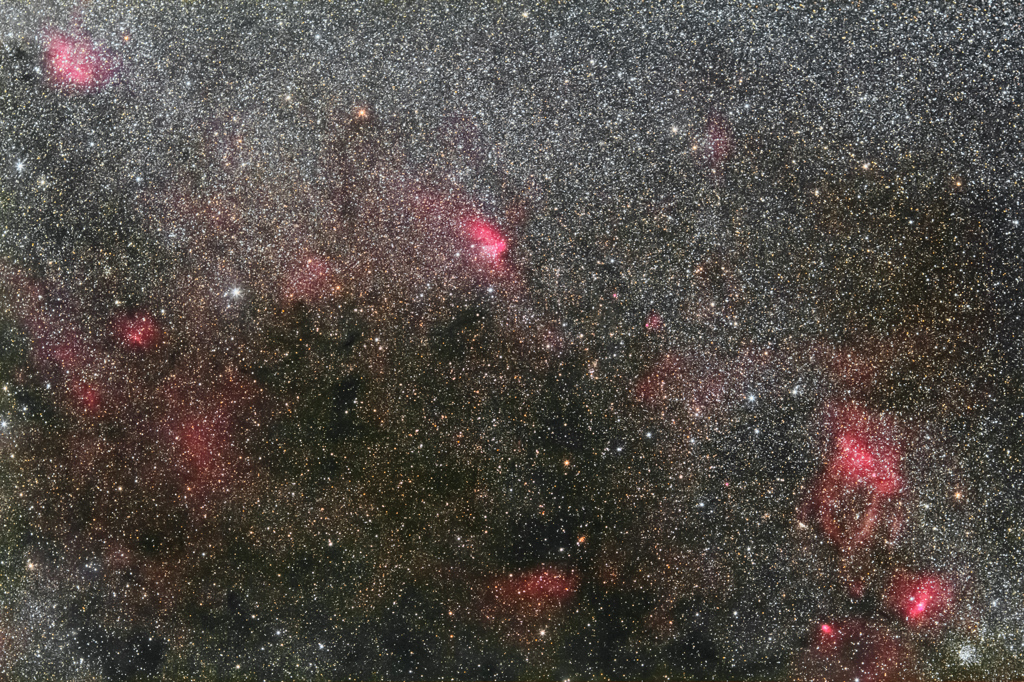 ケフェウス座の散光星雲群