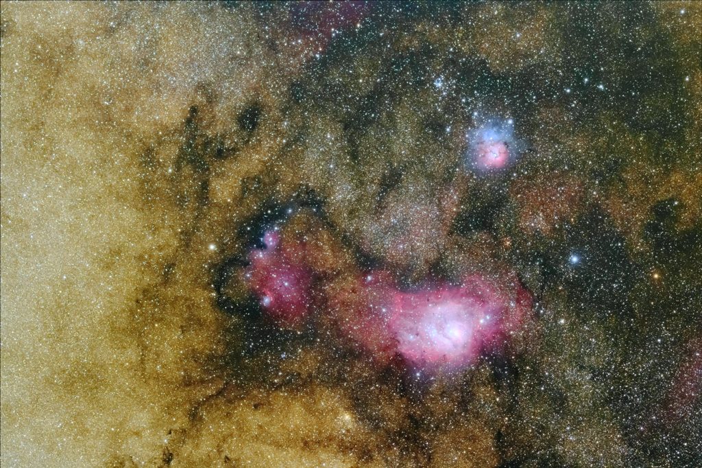干潟星雲周辺