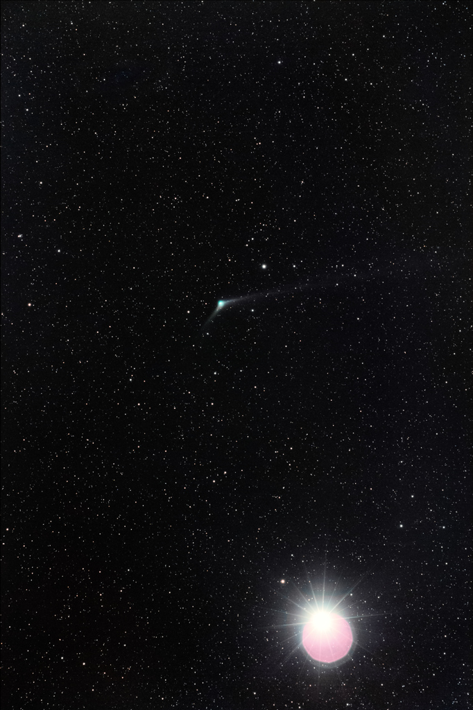 カタリナ彗星と金星