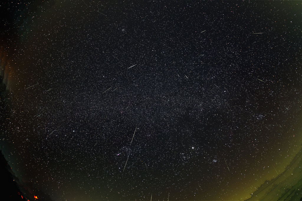 冬の星空に降るふたご群2012