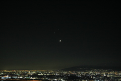 2008.12.01月・金星・木星接近2