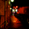 赤い路地