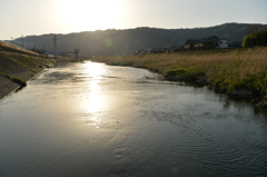 新町の夕景