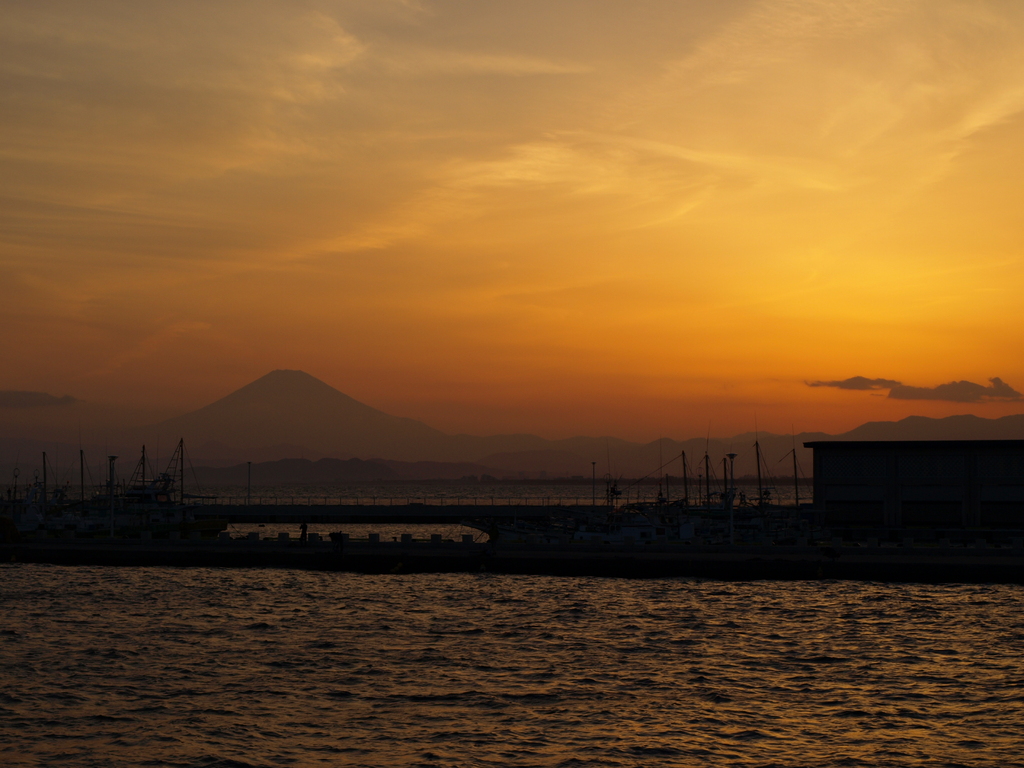 江ノ島にて