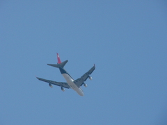 見上げた空に