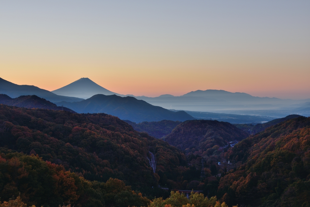 晩秋の朝