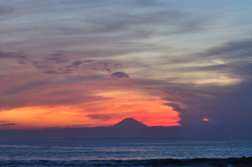 房総半島夕景