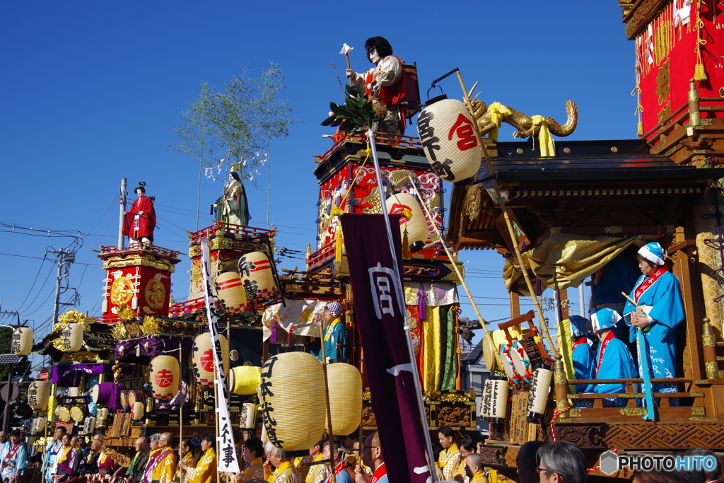 川越祭りの山車