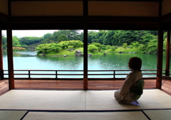 雨の掬月亭