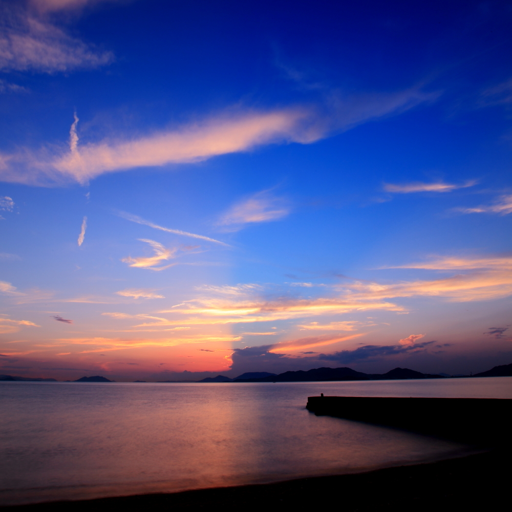 吉野の夕暮れ