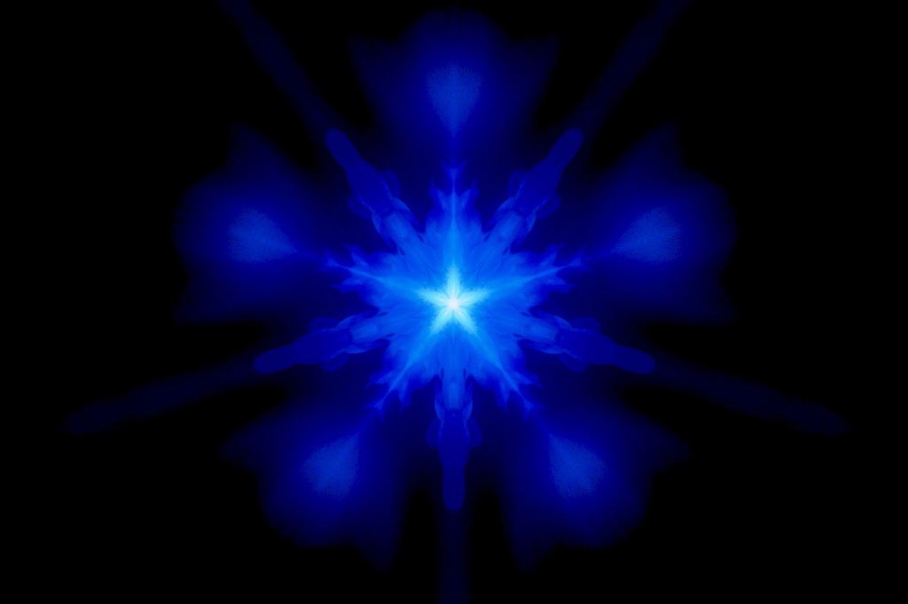 Blue clystal