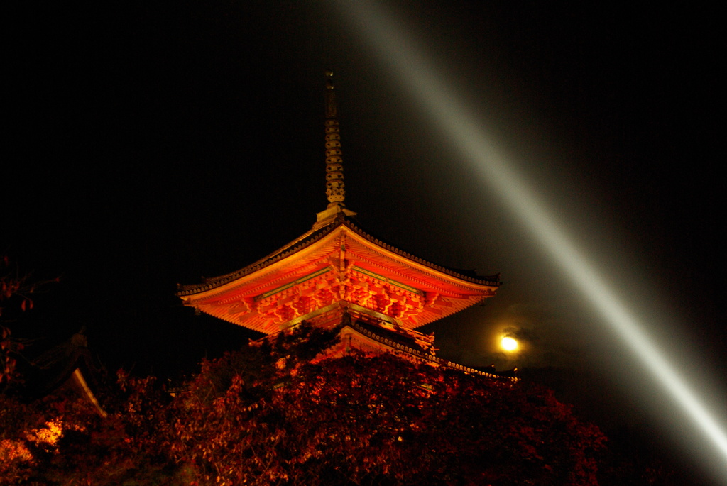清水寺の月