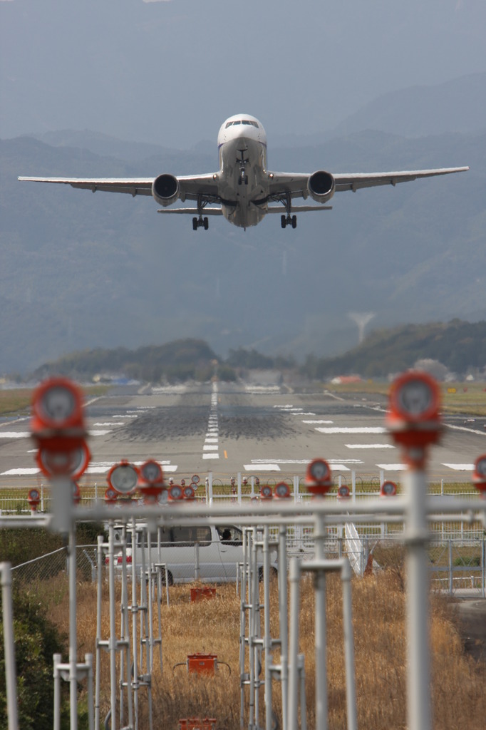 高知空港離陸！