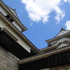 松山城と青い空