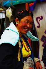 チベットのお母さん