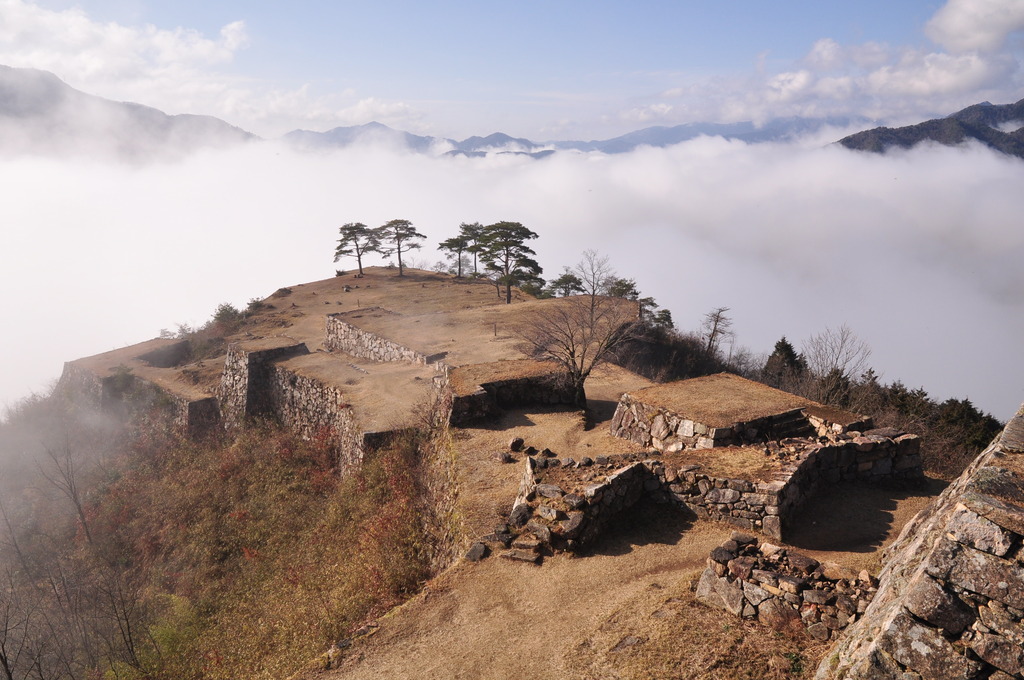 雲海の竹田城