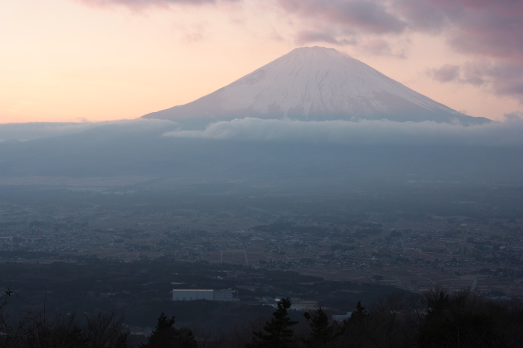 足柄城跡からの富士山
