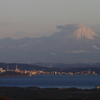 宍道湖→大山の眺め