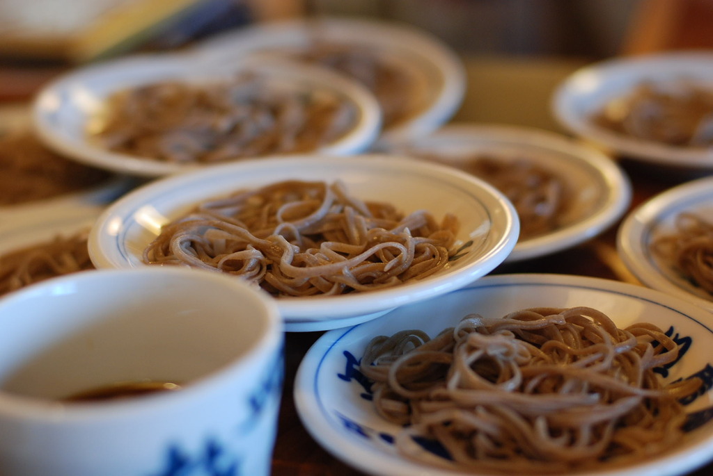 出石蕎麦三人前～！！